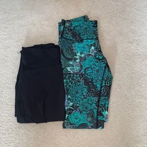 2 PAIRS OF LULULEMON PANTS